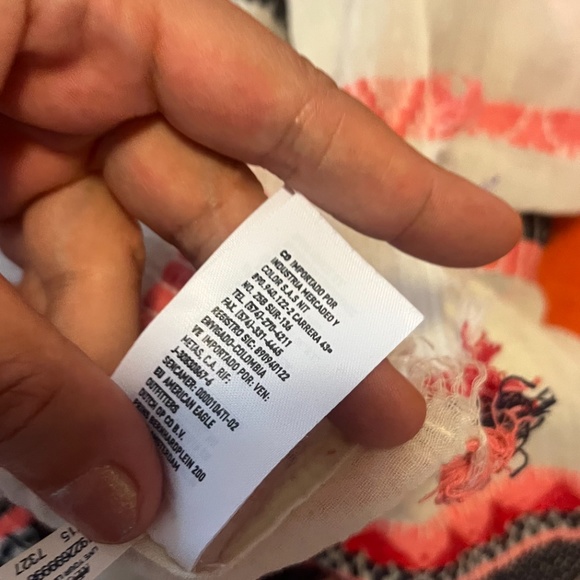 Vintage American Eagle ethnic pattern infinity scarf EUC - Picture 5 of 9